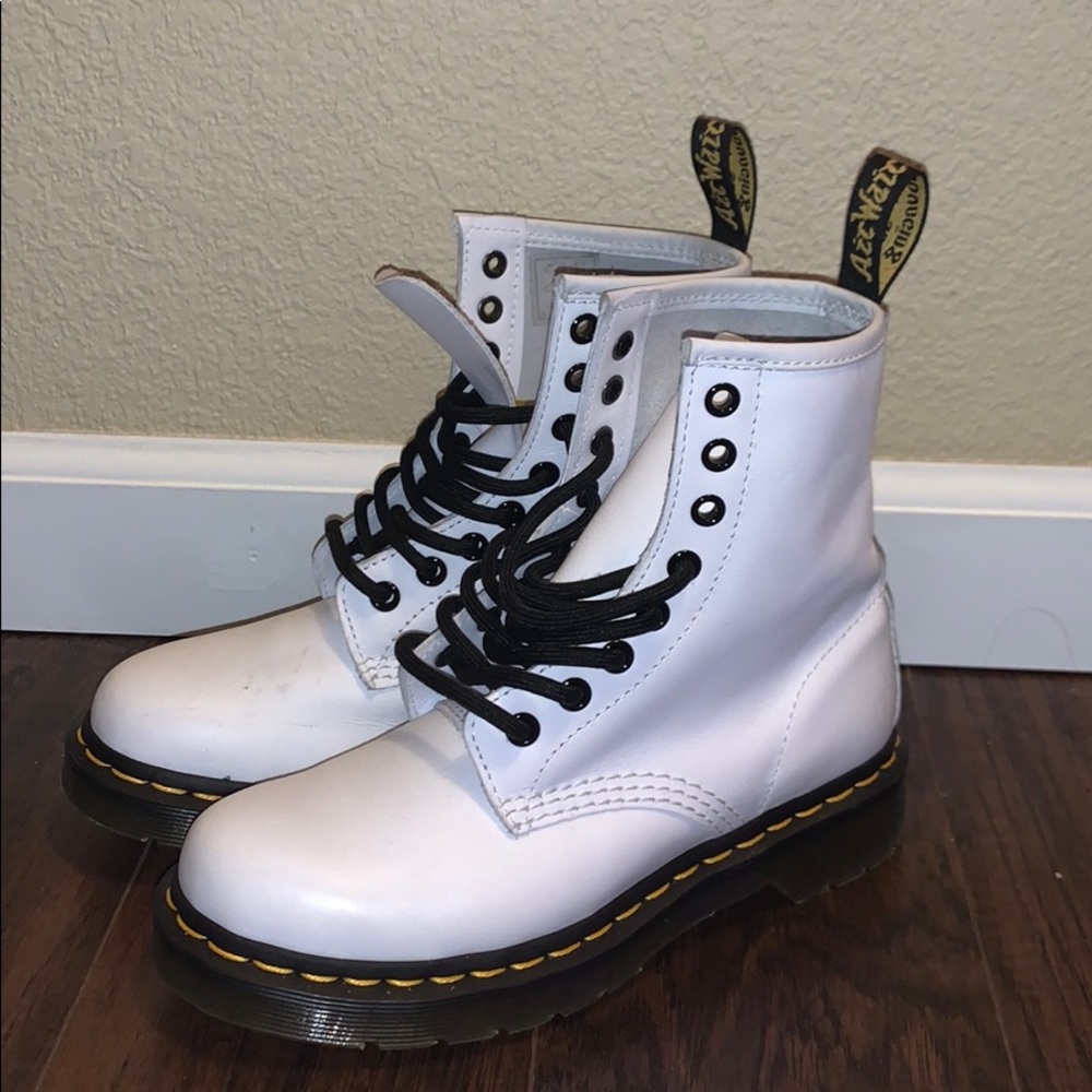 white doc martens